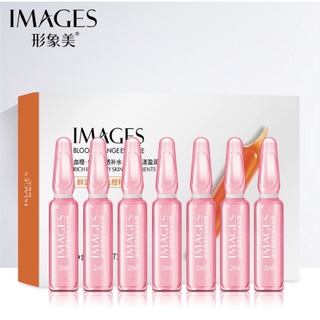 🍊 เซรั่มวิตซีส้มเข้มข้น กล่อง 2ml.* 7หลอด Images Blood Orange Serum