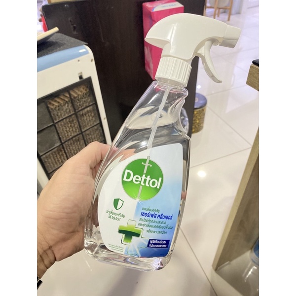 สเปรย์ขวดใส Dettol surface cleanser เดทตอล 500Ml สเปรย์ฆ่าเชื้อโรค ฆ่าไวรัส สเปรย์ฆ่าเชื้อโรคเอนกประ
