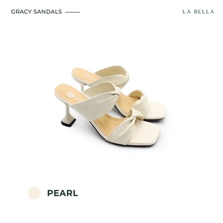 LA BELLA รุ่น GRACY SANDALS - PEARL