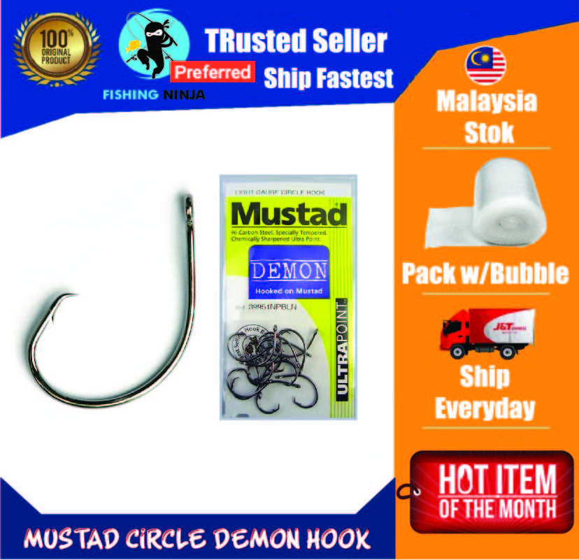 MUSTAD CIRCLE HOOK DEMON MATA KAIL HANTU