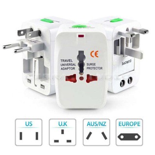 Universal Plug Travel Adapter หัวปลั๊ก เอนกประสงค์ (White)