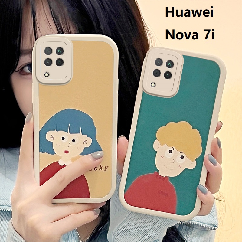 Winnie the Pooh Snoopy เคส Huawei Nova 7i Nova 7 se Soft Case Edge Prints วินนี่เดอะพูห์ Huawei Nova5T เคสซิลิโคน Nova9 เคสโทรศัพท์ แบบนุ่ม Maruko