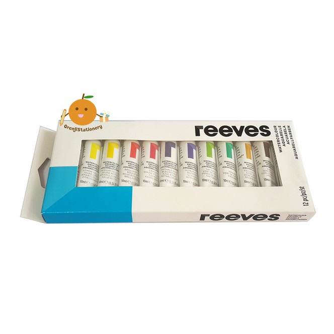สีน้ำ REEVES Water Color รีฟ 12 สี