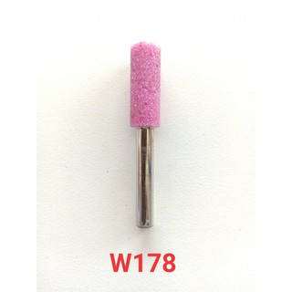 หินเจียร หินขัด ชมพู W178 แกน 6 mm.3/8x1”