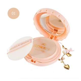 ผิวเนียนเป๊ะ!! Bisous Bisous Love Blossom Collagen + Vitamin C Brighttenning Foundation Powder 9.5g