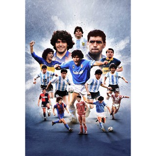 ดิเอโก มาราโดน่า Diego Maradona โปสเตอร์ Poster ตกแต่งผนัง ฟุตบอล Football รูปภาพ ภาพถ่าย ตกแต่งบ้าน