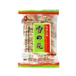 บินบิน ขนมข้าวอบกรอบ รสสไปซี่สโนว์ /Bin Bin Rice Cracker Spicy Snow Flavoured/南僑賓賓米果 雪花辣米果