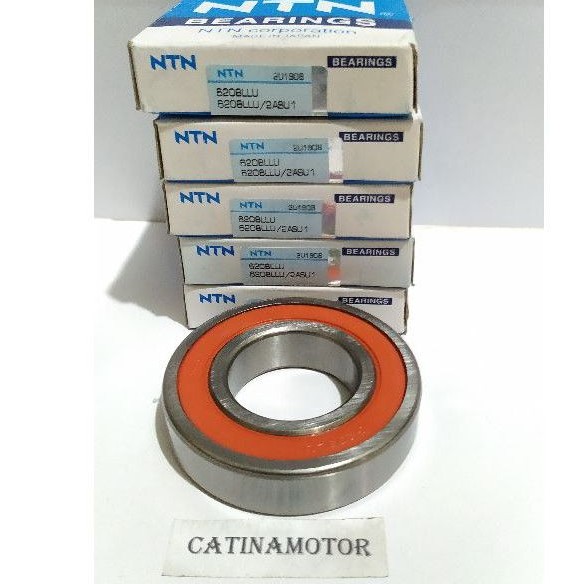 BEARING 6208LLU 6208 2RS RUBBER CAP 40x80x18MM (PRICE สําหรับ 1 ชิ้น)