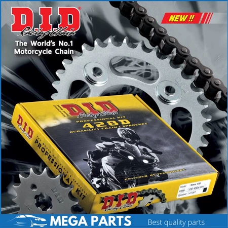 ชุดโซ่และสเตอร์ DID 428 Dream100 Wave100 S,X,Z Wave125 R,S,X, Wave110i Dream110i Msx125 Wave125i CBR150 M-SLAZ R15