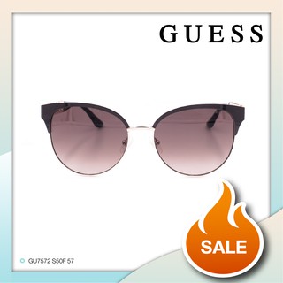 แว่นกันแดด GUESS รุ่น GU7572 สี 50F ไซส์ 57