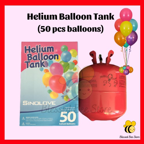 แบบพกพาบอลลูนฮีเลียมถังแก๊สฮีเลียมแก๊สสําหรับตกแต่งปาร์ตี้ TONG GAS HELIUM BELON UNTUK 70PC /50PC / 