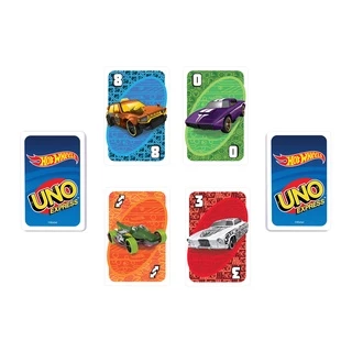 UNO Express Hot Wheels-เกมการ์ดอูโน่ เอกซ์เพรส ฮอตวีล (HMB22)