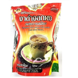 (แม่อุษา){เจ}เครื่องดื่มงาดำงอก รสหวานน้อย ชนิดผง 352กรัม(22 กรัม x16 ซอง)(Germinated Black Sesame Instant Drink Powder