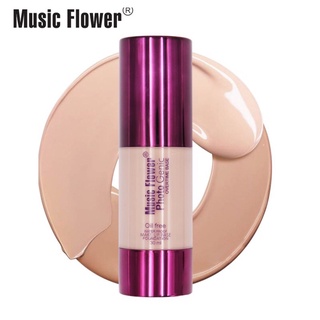 Music Flower Photo Genic Overtime Base Foundation 30ml #103 สำหรับผิวขาว