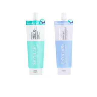 (1 ซอง) SKYNLAB+ Premium Fresh Smile Toothpaste / mouthwash-infused toothpaste สกินแลป ยาสีฟัน 12 g.
