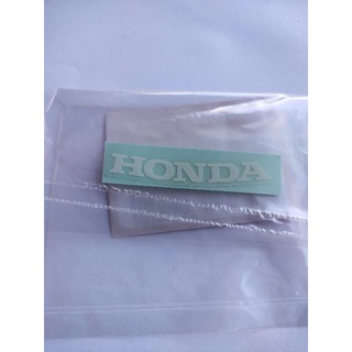 87120KTM-950ZBสัญลักษณ์HONDAแท้60มม.สีขาวพื้นใส ติดครอบไฟหน้าเวฟ125รุ่นไฟเลี้ยวบังลม,1ชิ้น อะไหล่แท้ศูนย์HONDA