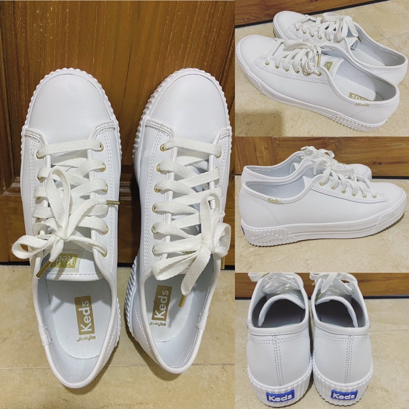 keds triple kick amp leather white