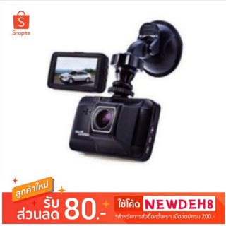 กล้องติดรถยนต์ รุ่นQ7Full hd1080P WDR เป็นอินฟราเรดกลางคืนชัดจอ LCD 3นิ้ว Novatek 96650