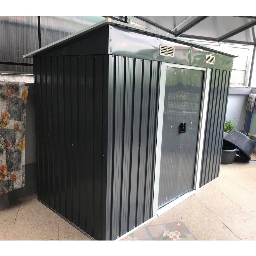 บ้านเก็บของกลางแจ้ง ห้องเก็บของกลางแจ้ง ขนาด 2.61 x 1.21 x 1.76 เมตร (ไม่มีพื้นภายใน)รุ่น M-MX261121 - รูปที่ 3