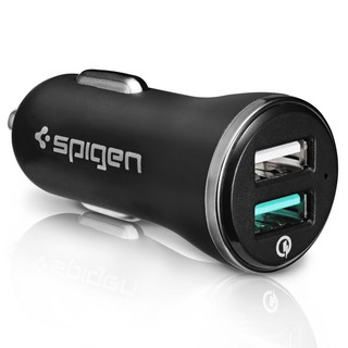 SPIGEN อุปกรณ์เสริม Essential F27QC Quick Charge 3.0 Car Charger : Black