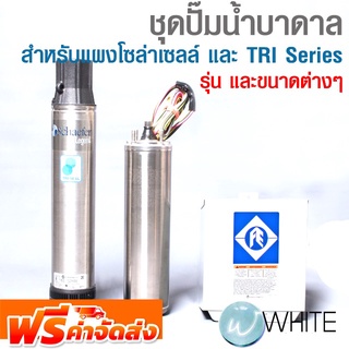 ชุดปั๊มน้ำบาดาล สำหรับแผงโซล่าเซลล์ SVM Series และ TRI Series ยี่ห้อ FRANKLIN จัดส่งฟรี!!!