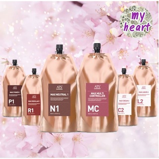 ATS Max P1, R1, MC, N1, L2, C2 ยายืดผม 500 ml และยาโกรกน้ำ หรือยาโกรกครีม 600 ml สำหรับยืดวอลุ่ม ดัดดิจิตอล