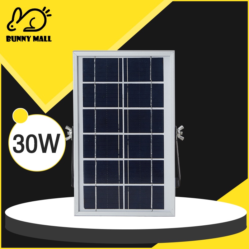 Bunny 【รับประกัน10ปี】 30W แผงโซล่าเซลล์ 220*130 mm Solar Panel With 6V Portable Solar Cell Kit