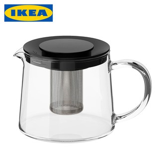 RIKLIG กาน้ำชา แก้ว 0.6/1.5 ลิตร​ IKEA​ อิเกีย