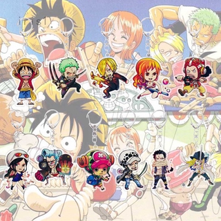 พวงกุญแจ จี้รูปการ์ตูนอะนิเมะ One Piece