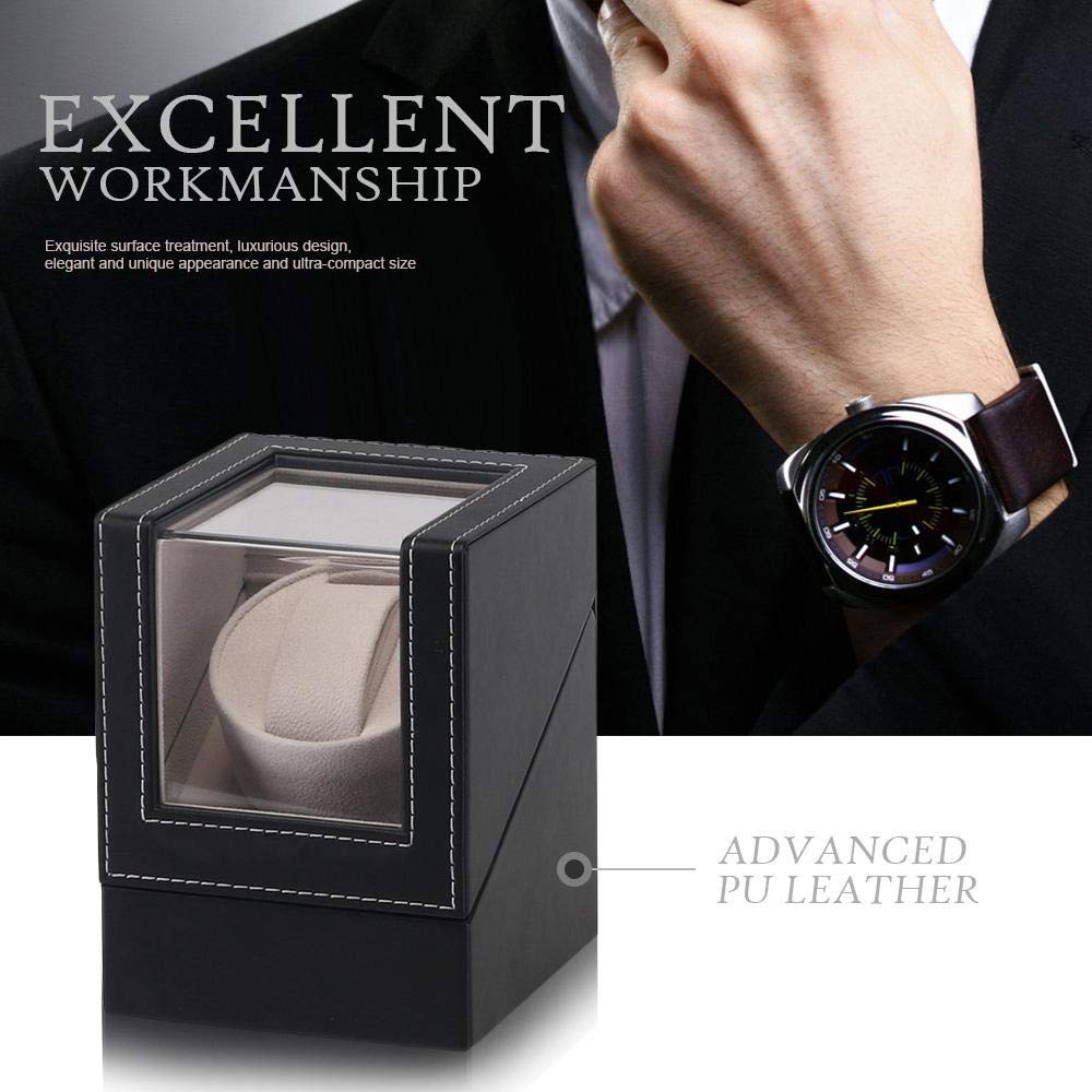 New Alitech 🎁ของแท้ ส่งจากไทย🎁 watch winder 1 เรือน กล่องนาฬิกา กล่องหมุนนาฬิกา กล่องหมุนนาฬิกาอัตโนมัติ[watch1+0]