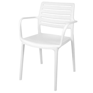 Chair table PLASTIC CHAIR PIONEER PNG9172 WHITE Outdoor furniture Garden decoration accessories โต๊ะ เก้าอี้ เก้าอี้พลาส