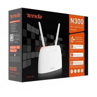 Tenda 4G06 4G LTE Router แบบใส่ Sim รองรับ 4G ทุกเครือข่าย WIFI N300 ต่อโทรศัพท์ได้