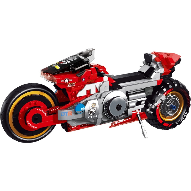 ของเล่นประกอบรุ่น K84 668pcs City Cyberpunk Motorcycle Motorcycle Motorcycle