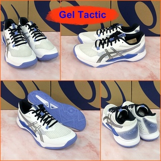 Asics Gel Tactic ทรงใหม่ วัสดุแบบใหม่ ยืดหยุ่น สีสวยสดใส น่าใช้ พื้นนุ่ม ใส่สบายเท้า 1072A070-102