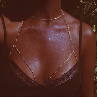 Fashion Womens Sexy Sequins Bikini Beach Harness Necklace Waist Chains Belly Body Chain Fashion Jewelry