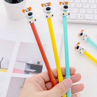 Kawaii ปากกาหมึกเจล 0.5 มม. สีดํา เครื่องเขียน สไตล์เกาหลี สําหรับโรงเรียน สํานักงาน 4 ชิ้น