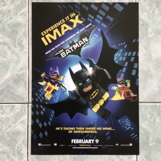 poster IMAX The Lago Batman ขนาด 11.5 X 16.5 นื้ว (A3)