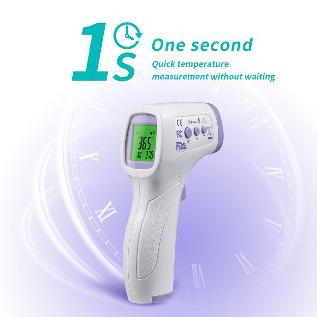 เครื่องวัดอุณหภูมิ Infrared Thermometer รุ่น IR988 สำหรับผู้ใหญ่และเด็ก เครื่องวัดไข้เมนูภาษาอังกฤษ