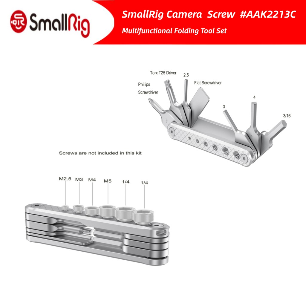 Smallrig ชุดเครื่องมือไขควง และประแจ AAK2213D