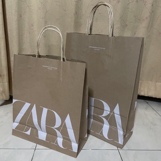 ถุงกระดาษ zara ซาร่า