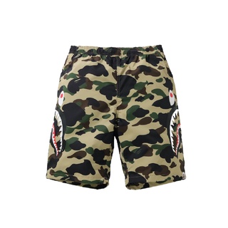 BAPE 1st Camo Side Shark Beach Shorts (YELLOW)