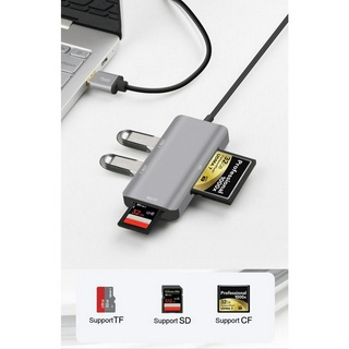 5in1 แฟลชไดรฟ์ USB 3.0 SD SDHC CF TF MicroSD USB3.0 U OTG สําหรับ Macbook แล็ปท็อป คอมพิวเตอร์