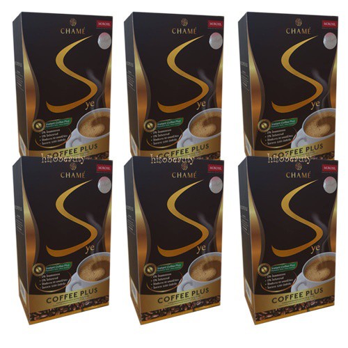 Healthy Food ✡Chame Sye Coffee Plus (10ซอง)  กระชับสัดส่วน (6 กล่อง)☜