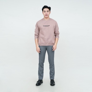 เสื้อกันหนาว แขนยาว แบบหนา สีชมพู