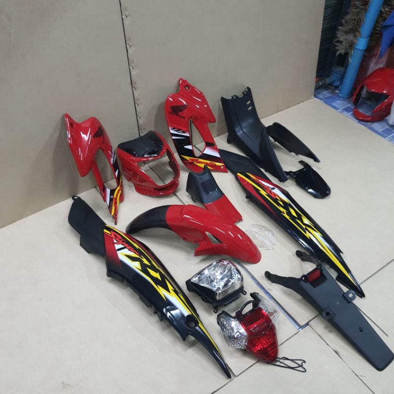 ชุดสี honda โชนิค sonic ตัวเก่า สี แดง ดำ - รูปที่ 7