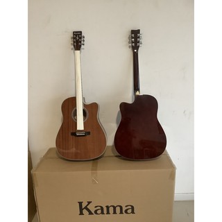 กีต้าร์โปร่ง KAMA ขนาด 41 นิ้ว สีไม้เข้ม รุ่นK410C-1