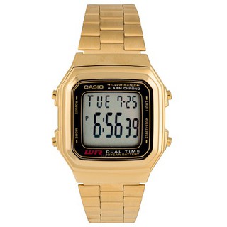 Casio Digital นาฬิกาข้อมือผู้หญิง ผู้ชาย รุ่น A178WGA-1A Gold สีทอง ขายดี เป็นที่นิยม ของแท้ประกัน1ปี