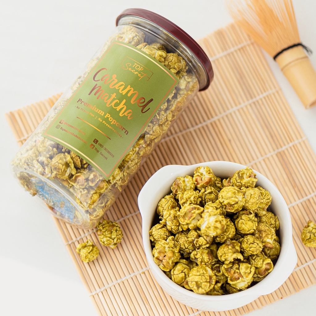 Caramel Matcha Premium Popcorn 130 g. | Shopee Thailand