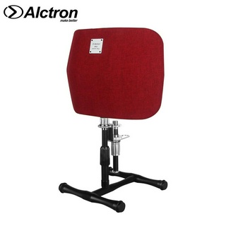 Alctron® PF52 ที่กันลม (Red) พร้อมฐานวางไมค์ แผ่นป้องกันเสียงรบกวน สำหรับไมค์ตั้งโต๊ะ ปรับมุมและความสูงของฐานได้