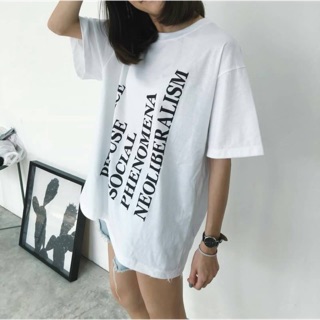 เสื้อยืดโอเวอร์ไซส์ ลาย THE PERSON 📃